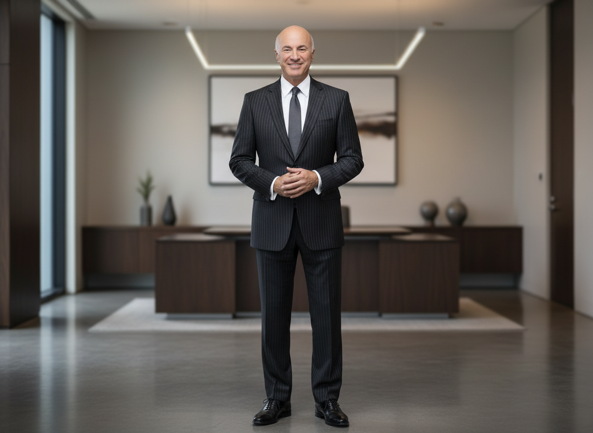 Executive Pinstripe Suit